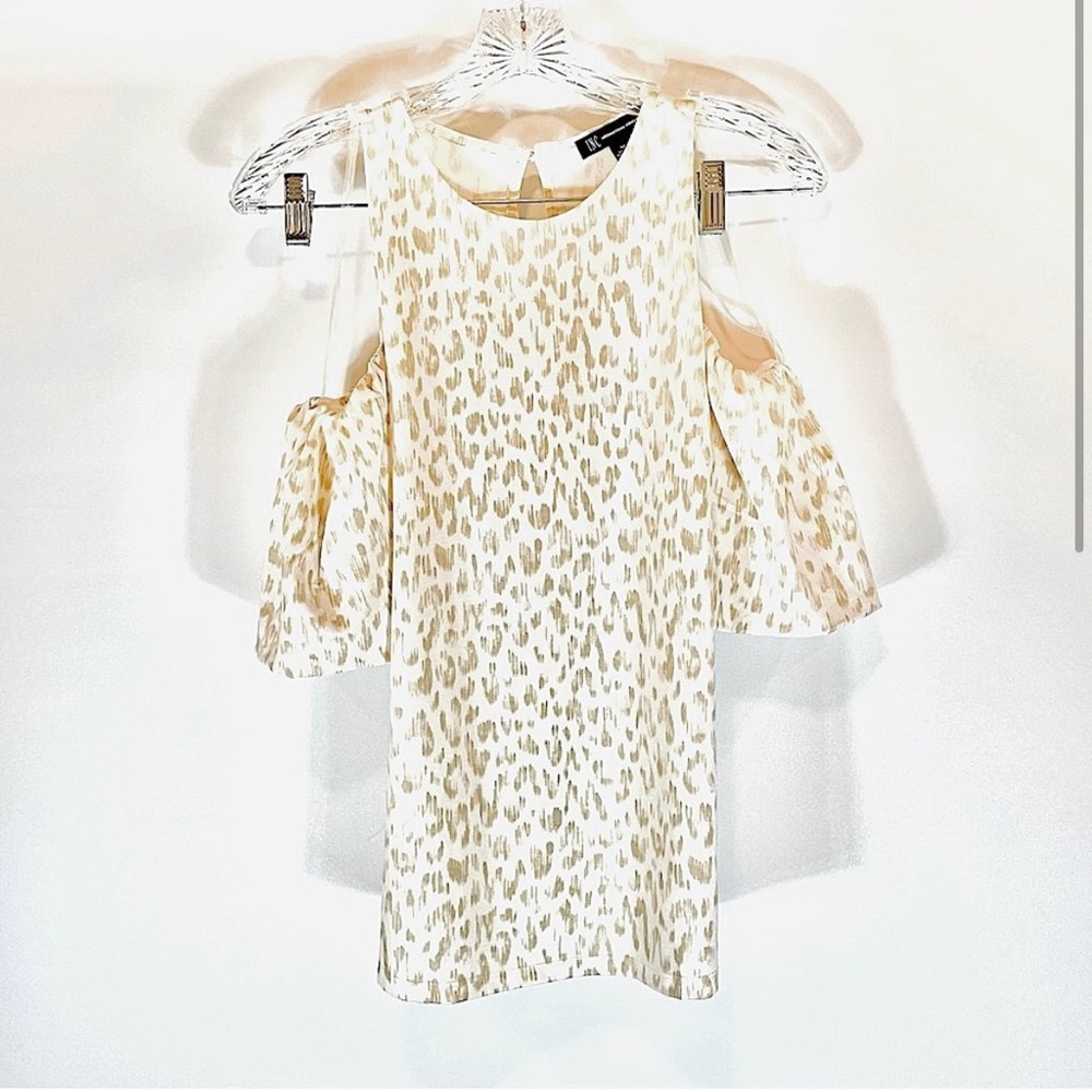 INC Cold Shoulder Knit Top